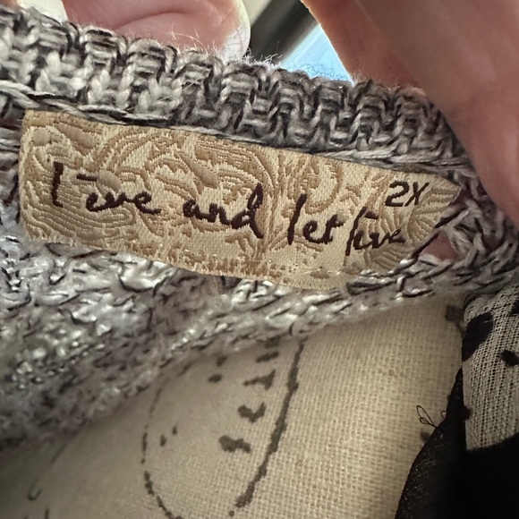 Sweater by Live and let Live. - Picture 2 of 3